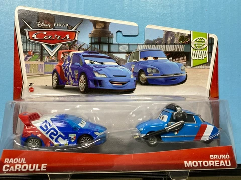 MATTEL DISNEY PIXAR CARS WGP RAOUL CAROULE AND BRUNO MOTOREAU Cover