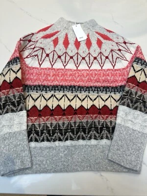 Suéter tejido Brax Liz para mujer, gris/rosa, talla 12 - colorido - nuevo con etiquetas - precio de venta sugerido por el fabricante 150 GBP Foto 1 de 4