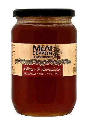 Greek Pure Blossom and Pine Honey 920gr glass jar - Image 1 of 4