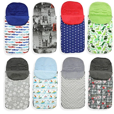 Universal Kleinkind Kinderwagen Kuscheltiere Einlage Buggy gepolsterter Fußsack XXL hoch & breit!