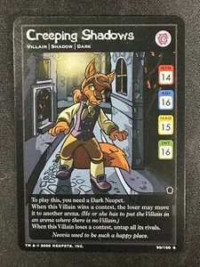 Neopets Creeping Shadows 50/100 The Haunted Woods Villain Uncommon - Bild 1 von 2