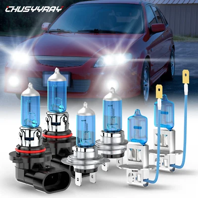 For Subaru Legacy GT 2.5i Sedan 05-07 Halogen Headlight High/Low Fog Light Bulbs Foto 1 de 4