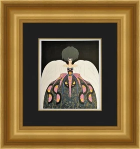 Erte - Galería Copacabana Impresión Enmarcada ENVÍO GRATUITO - Imagen 1 de 1