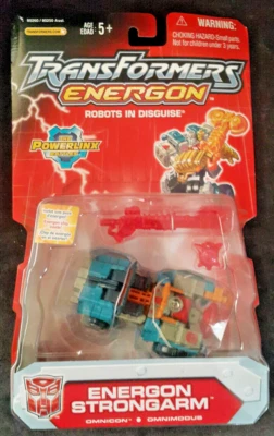 Transformers Energon: Energon Strongarm 2004 NEW sealed Powerlinx Battles MOC - Image 1 of 4