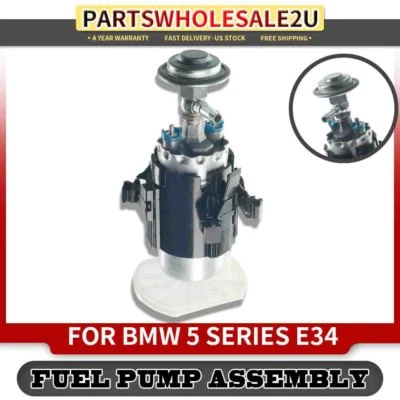 Electric Fuel Pump with Strainer for BMW E34 525i 525iT M5 2.5L 3.6L 16147161387 - Image 1 of 4