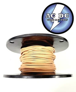 12 AWG TXL HOCHTEMPERATUR KFZ STROMKABEL KUPFERLITZE USA - HELLBRAUN 100 FT - Bild 1 von 1