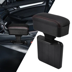 Car Armrest Storage Box Central Console Adjustable Heightening Pad Seat Gap Box - Picture 1 of 14