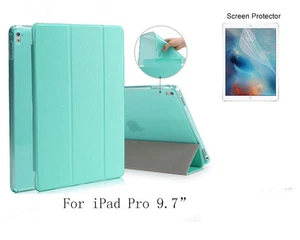 For iPad Pro 9.7" inch PU TPU Slim Magnetic Smart Cover Case - Picture 1 of 26