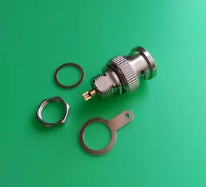 (10 PKS) BNC Male Bulkhead Solder Panel Mount Connector - USA Seller - Picture 1 of 2