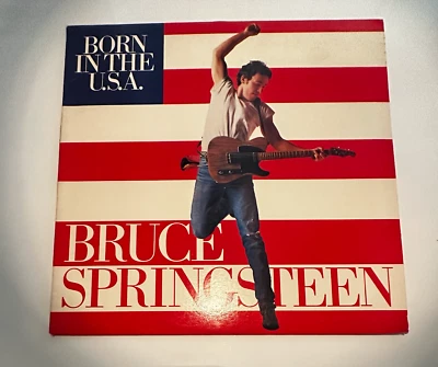 BRUCE SPRINGSTEEN - BORN IN THE USA - 1984 SINGLE VINYL LP - COLUMBIA RECORDS - Image 1 of 3