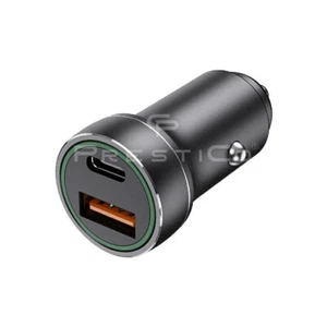 Auto schnell Ladegerät USB und USB Typ-C für IPhone/Samsung Zigarettenanzünder - Bild 1 von 4