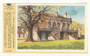 *** Château de BEAUMONT-s./VINGEANNE *** Buvard ancien 15,5 x 9,5 - Picture 1 of 2
