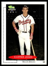 1991 Classic Best Baseball Chipper Jones Macon Braves #268 NM-MT