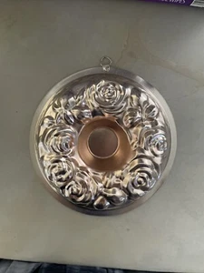Vintage 5 Cup 1963 Copper Jell-O Mold Pan Flowers by AHC ST Louis, MO. - Picture 1 of 3