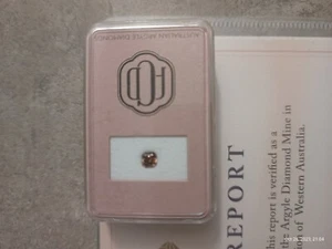 argyle congac diamond - VS1 clarity - C7 Argyle colour grading - 0.46cts - Picture 1 of 3
