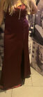 prom Formal Long evening dress Size 14 Maroon Colour  Sample Dress
