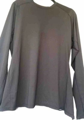 Patagonia Men Long Sleeve Cycling Large Black Long Sleeve - Imagem 1 de 3