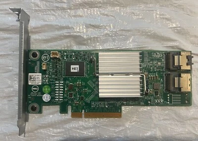 Dell PERC H310 8-Port 6Gb/s SAS/SATA PCI-e 2.0 RAID Controller Full Height HV52W - Image 1 of 3