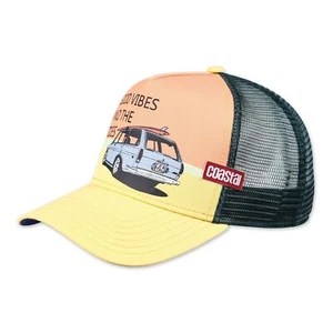 Costal Snapback Trucker Mesh Basecap HTF Vibes and Tides Surf Car - Bild 1 von 3