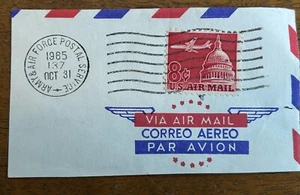 US Army & Air Force annullamento postale 1965 - unità 137 US Air mail - Foto 1 di 1