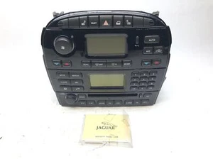 2004 - 2007 JAGUAR XJ8 Center Stack Radio & Heater Control Panel W/ Radio Code - Picture 1 of 12