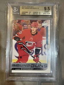 2018-19 Upper Deck Young Guns Andrei Svechnikov #451 BGS 9.5 GEM MINT Rookie RC - Picture 1 of 2