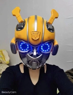 New Killerbody Wearable Bumblebee Helmet Mask Sound Effects Touch Cosplay Hot Foto 1 de 4