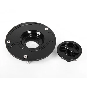 Tapa del tanque de gasolina de combustible CNC sin llave para Honda CBR1000RR/Fireblade CBR1100/1100XX US BK - Imagen 1 de 7