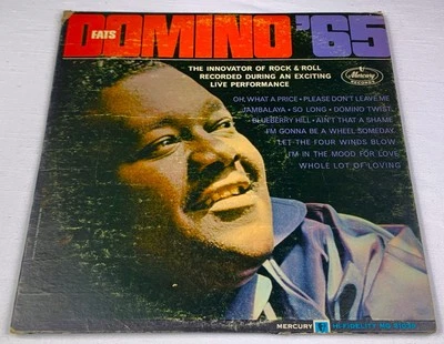 FATS DOMINO Live '65 VG Vinyl Mercury Records MG 21039 1965 - Image 1 of 4