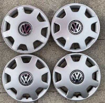 4X Org VW 6N0601147C 13 ZOLL Radkappen Radzierblenden Radabdeckung Raddeckel 13" - Bild 1 von 4