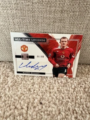 Panini Impeccable 2021-2022 Wayne Rooney Auto All Time Legends /99 - Image 1 of 2