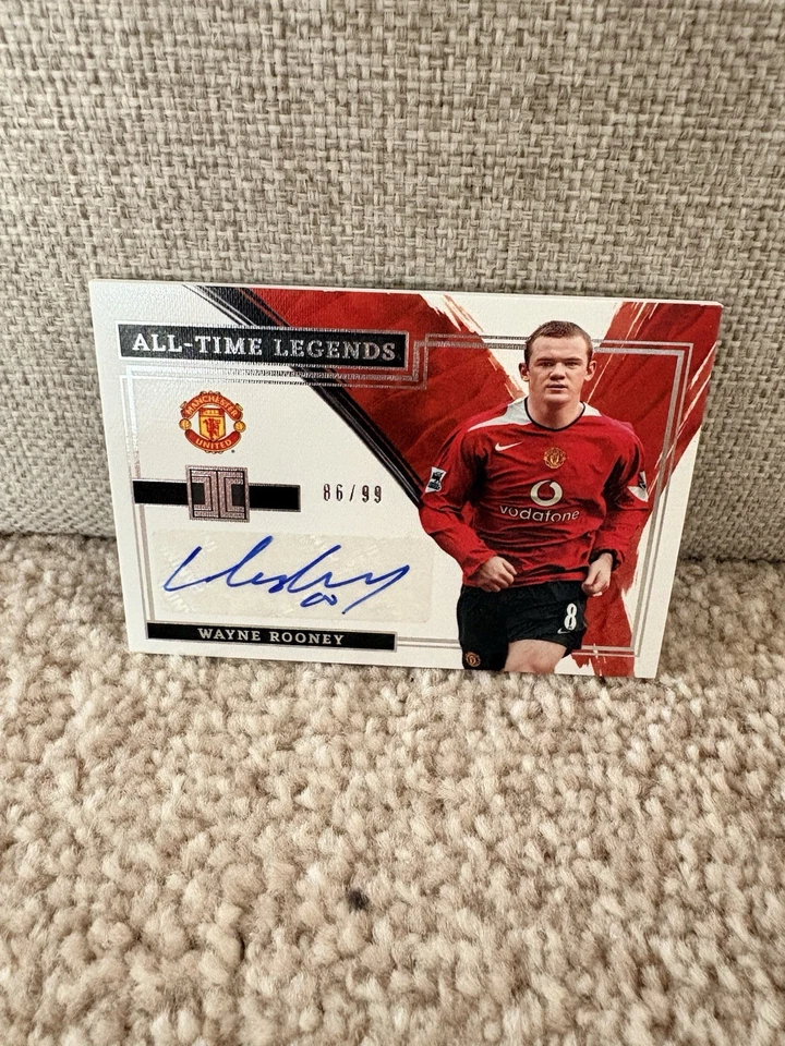 Panini Impeccable 2021-2022 Wayne Rooney Auto All Time Legends /99 - Image 1 of 2