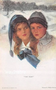 Postkarte OCP Künstler Philip Boileau "Der Flirt" um 1907 - Bild 1 von 2