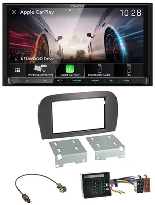 Kenwood MP3 2DIN USB DAB Bluetooth Autoradio für Mercedes SL-Klasse R230 2006-20 - Bild 1 von 4