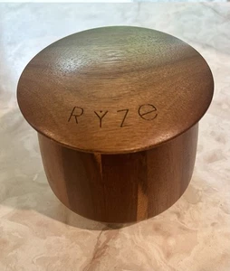 Ryze Pilz Kaffee Holz Vorratsdose Behälter mit Deckel Echtholz - Bild 1 von 8