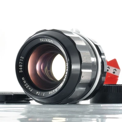 Lente manual gran angular Nikon NIKKOR-N Auto 35 mm f/1,4 de Japón [Exc+5] - Imagen 1 de 4