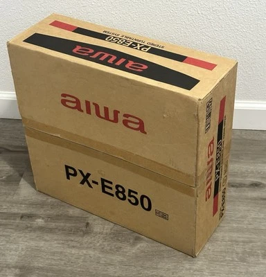 Aiwa PX-E850 Record Player Turntable - BRAND NEW ~ UNOPENED Box ~ Very Rare - Image 1 of 4
