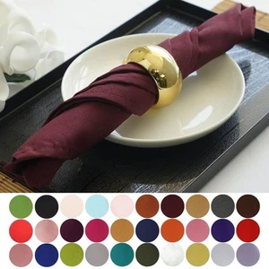 5 Pezzi Tovaglioli Poliestere 17" Convenienti Matrimonio Fornitura Tavolo Decorazioni OFFERTA - Foto 1 di 282
