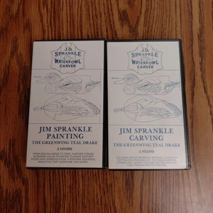Jim Sprankle The Greenwing Teal Drake Tapes 1 & 2 VHS - Picture 1 of 9