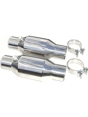 Pypes Performance Exhaust Catalytic Converter HighFlo Mini-Cat Kit 2-1 (CVM10K) - Image 1 of 4