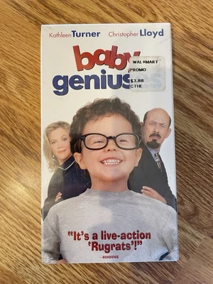 Baby Geniuses (VHS, 1999) – Factory Sealed Walmart Promo – Christopher Lloyd - Image 1 of 3