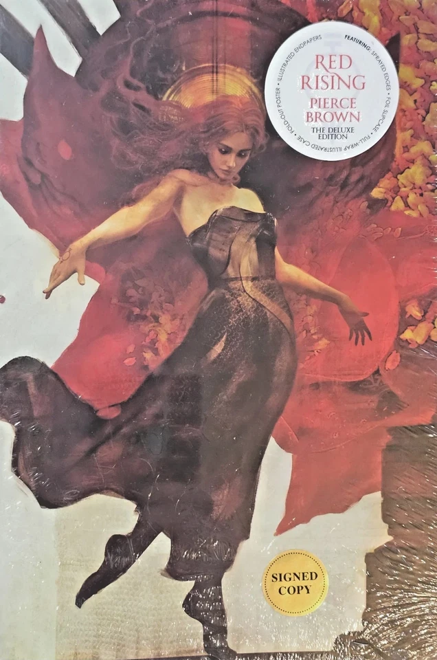 Pierce Brown SIGNED Book Red Rising DELUXE SLIPCASE EDITION Hardcover SEALED NEW - Image 1 of 1