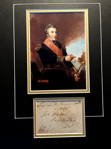 WILLIAM PARKER - NAVAL ADMIRAL - THE OPIUM WAR - SIGNED PHOTO DISPLAY - Picture 1 of 1
