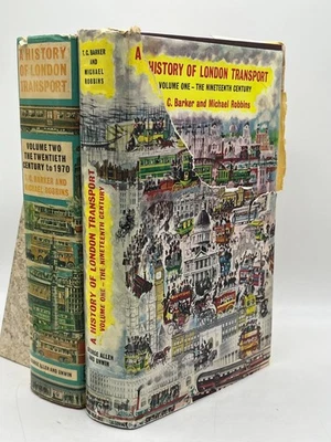 A History of London Transport Barker Robbins Vol 1 and 2 Hardcover George Allen - Image 1 of 2