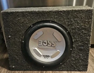 Boss Chaos 12" 1400 Watt Power Subwoofer 4 Ohm and 12" Sealed Sub Box Enclosure - Image 1 of 4
