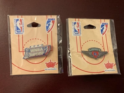 WNBA New York Liberty Pin Collection Lot Of 2 1999 Championship NEW - Image 1 of 3