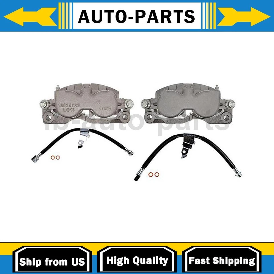 Суппорт переднего тормоза со шлангами со стороны водителя и пассажира подходит для Cadillac DTS 4,6 л_ - Изображение 1 из 4