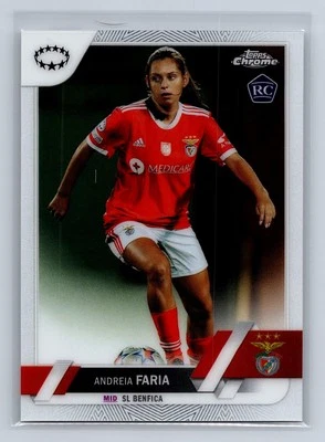Andreia Faria 2022-23 Topps Chrome UEFA Women's RC S.L. Benfica (women) - Image 1 of 2