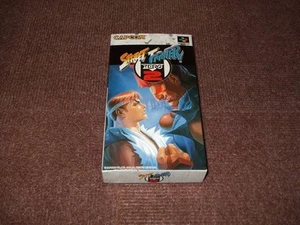 New STREET FIGHTER ZERO 2 Nintendo SFC Super Famicom Japan NTSC-J Boxed Unopened - Picture 1 of 2