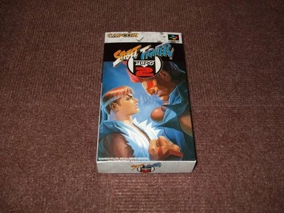 New STREET FIGHTER ZERO 2 Nintendo SFC Super Famicom Japan NTSC-J Boxed Unopened - Image 1 of 2